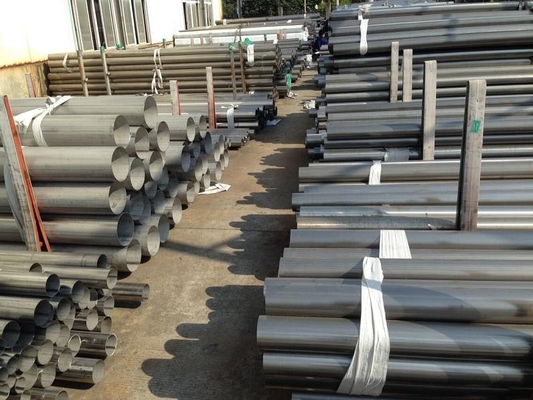DIN 17457 / JIS G3468 Welded Stainless Steel Pipe Cold Rolled , 316L Grade