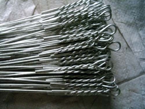 Hot-Dipped Galvanized Iron Wire Binding Double Loop Tie Wire 6" - 22"