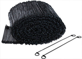 Low Carbon Steel Looped Tie Galvanized Iron Wire BWG12 For Binding Wire