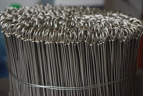 Black Annealed 1.8mm Galvanized Iron Wire 16 Gague With Double Loop Tie