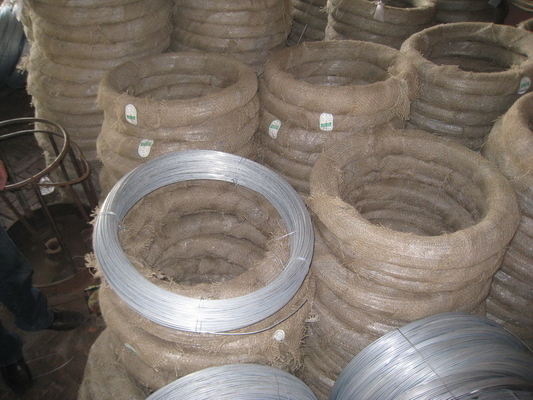 Low Carbon Galvanized Iron Wire For Meshes , Galvanized Spring Wires
