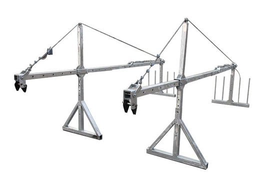 Hot Galvanized Rope Suspended Platform , High Rise Building Suspended Gondola
