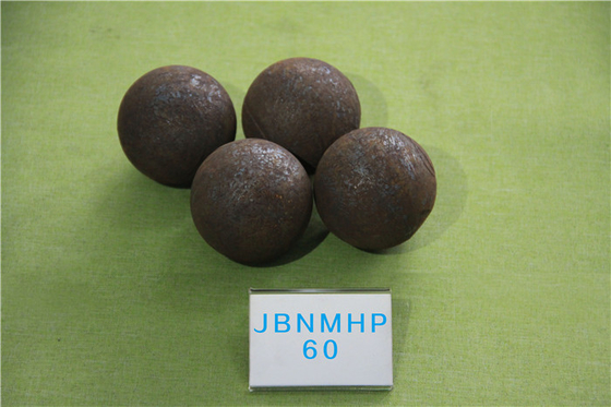 B2 D60MM Unbreakable Steel Grinding Ball for Mining , Steel Balls for Ball Mill Long Working Life