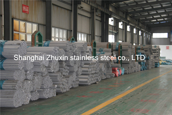 Large Diameter 60mm - 426mm Round Hairline / Mirror 316L Seamless Stainless Steel Tube