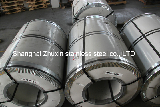 Cold Rolling 1000mm / 1219mm width Brushed 304L JISCO Stainless Steel Coil
