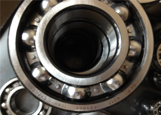 Chrome Steel  Deep Groove Ball Bearing P4 / P2 For Radial Load