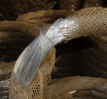 2.4mm Galvanized Binding Steel Wire , Thin Silver Galvanized Iron Wire