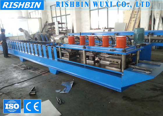 Galvanized Roller Shutter Door Frame Roll Forming Machinery with 8 - 12 m / min