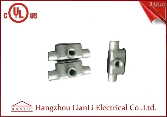 3" 4" 1/2" Malleable Conduit Bodies , Hot Dip Galvanized T Conduit Body