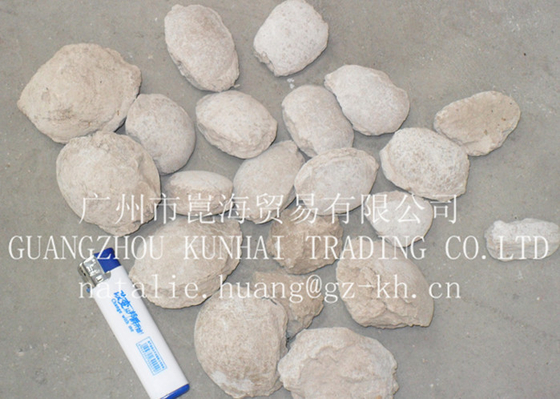 Fluorspar Ball Calcium Fluoride ,Fluorspar Briquette Customized Mineral CaF2 80%-90% Min As Cement Auxiliary Material
