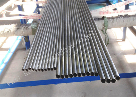 Thin Wall 0.5mm - 2.0mm Threaded Stainless Steel Pipe AISI TP SUS DIN EN Material Grade