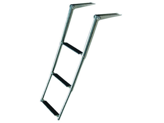 2 / 3 / 4 Steps Boat Telescopic Ladder With Seamless Stainless Steel Tubes
