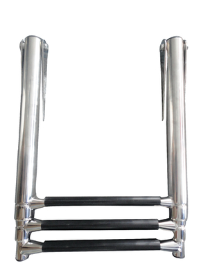 2 / 3 / 4 Steps Boat Telescopic Ladder With Seamless Stainless Steel Tubes