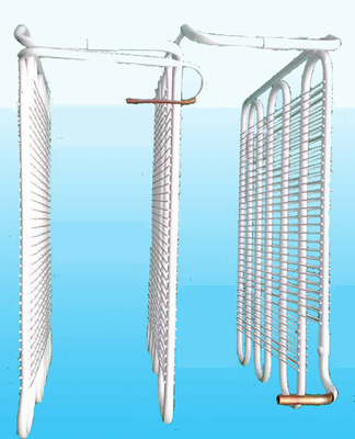 8mm Steel Tube , Wire On Tube Evaporator For Refrigerator