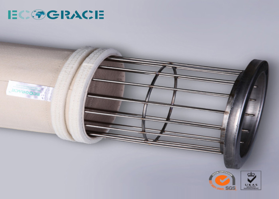 Baghouse Dust Collector SS Filter Bag Cage with 8 / 10 / 16 / 20 Vertical Wires