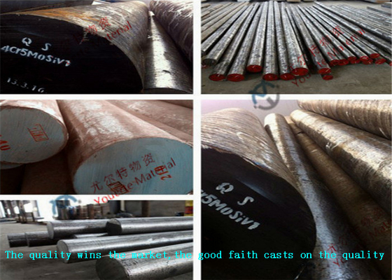 Cold Work Milling High Speed Tool Steels Flat Bar Din 1.2767 100Cr6 ASTM 6F7 with 16mm - 500mm Thickness