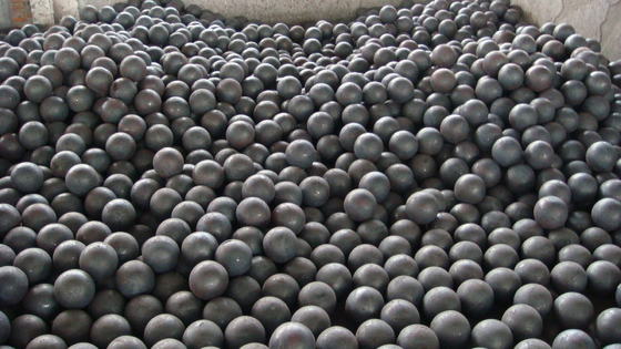 Grinding Media Cast Steel Balls With Cylpebs HRC47-55 , Cr5 , Cr8